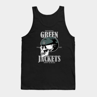 Royal Green Jackets (distressed) Tank Top